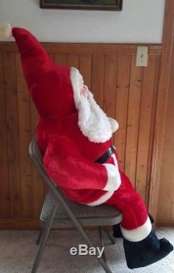 large stuffed santa doll