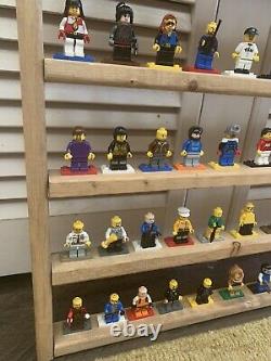 100 Displayed Lego Mini Figures Santa Claus Batman Ninjago Storm Troopers