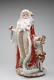 10537 Victorian Harvest Santa Claus Withreindeer Christmas Table Display Figurine