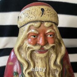 11 Vintage Christmas Santa Claus Roly Poly Toy Figure Midwest Cannon /Schoenhut