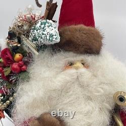 17 Apple Whimseys Santa Claus Handcrafted Figure St Nick by Lita Gates 1978