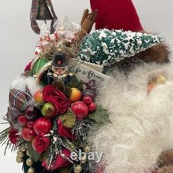 17 Apple Whimseys Santa Claus Handcrafted Figure St Nick by Lita Gates 1978