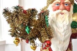 17 Vintage 2009 Christopher Radko Schaller SANTA CLAUS Jeweled Christmas Figure