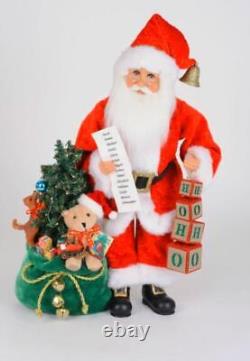 18 Karen Didion Lighted Tree Santa Claus Toys Figure Doll Retro Christmas Decor