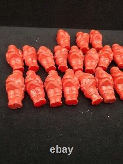 19 Irwin Miniature Celluloid Christmas Toy Santa Claus Figures. 2.5 tall