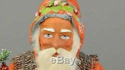 1910 Belsnickle Santa Claus German Candy Container Music Box