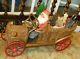 1910 Outstanding Workmanship German 20 Loofah Car Santa Clausfeather Tree+toys