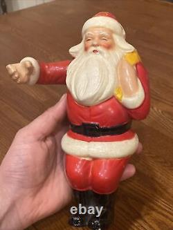 1940's Sheaffer's Fountain Pen Christmas Store Retail Display Santa Claus Figure