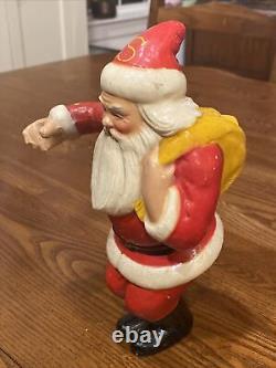 1940's Sheaffer's Fountain Pen Christmas Store Retail Display Santa Claus Figure