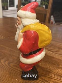 1940's Sheaffer's Fountain Pen Christmas Store Retail Display Santa Claus Figure