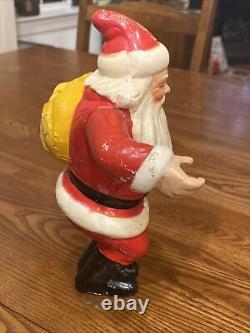 1940's Sheaffer's Fountain Pen Christmas Store Retail Display Santa Claus Figure