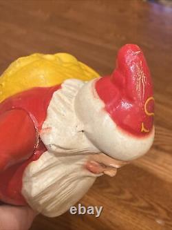 1940's Sheaffer's Fountain Pen Christmas Store Retail Display Santa Claus Figure