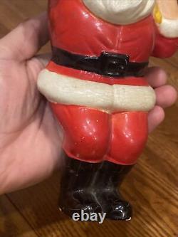 1940's Sheaffer's Fountain Pen Christmas Store Retail Display Santa Claus Figure