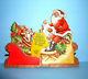 1940s Beistle Co. Santa Claus Honeycomb Christmas Pop-up Die Cutpatent Usarare