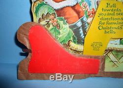 1940s BEISTLE Co. SANTA CLAUS HONEYCOMB Christmas POP-UP Die CutPatent USARARE