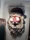 1940s Plaster Santa Claus Display Lighted Head Vintage Christmas Advertising