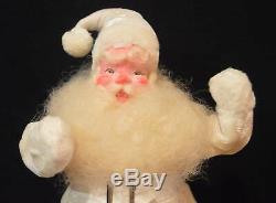 1950's Harold Gale 15 Santa Claus Christmas Figure White Velvet Suit