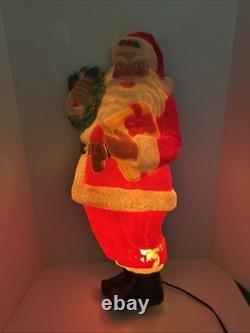 1952 Noma Flat Back Santa Claus 30 Hanging Blow Mold