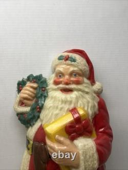1952 Noma Flat Back Santa Claus 30 Hanging Blow Mold