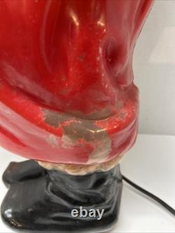 1952 Noma Flat Back Santa Claus 30 Hanging Blow Mold