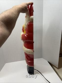 1952 Noma Flat Back Santa Claus 30 Hanging Blow Mold