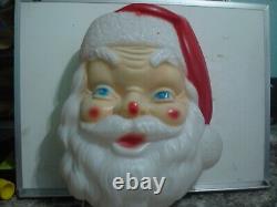 1968 Empire Blow Mold Santa Face Christmas 17 Indoor/Outdoor Wall Display #2