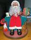 1980s Avon African American Read Me A Story Santa Claus Christmas Figure Works