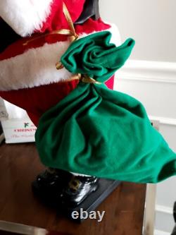 1988 Telco Motionettes Of Christmas Animated Santa Claus 24 Figure In Box