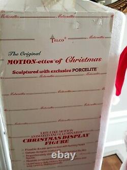 1988 Telco Motionettes Of Christmas Animated Santa Claus 24 Figure In Box