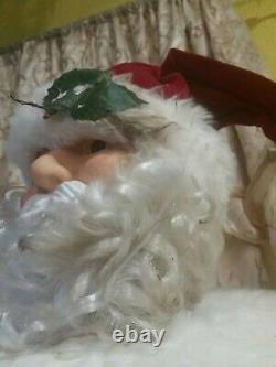 1990s Animated singing dancing 5 ft Santa Claus see description