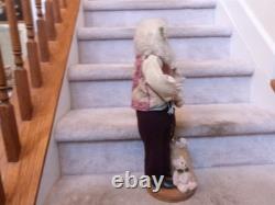 1991 Linda Randall Santa Claus Toy Maker JOINTED TEDDY BEARS Doll Figure 21
