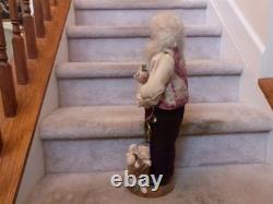1991 Linda Randall Santa Claus Toy Maker JOINTED TEDDY BEARS Doll Figure 21
