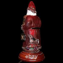 1993 Merck Old World Santa Claus Night Light Father Christmas with Toys 529727