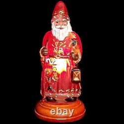 1993 Merck Old World Santa Claus Night Light Father Christmas with Toys 529727