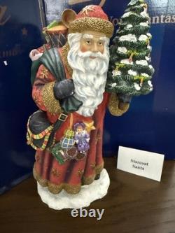 1995 Pipka Starcoat Santa 10.5H Christmas Limited Edition #454/3600 In Box