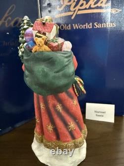 1995 Pipka Starcoat Santa 10.5H Christmas Limited Edition #454/3600 In Box