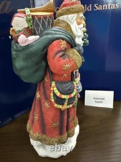 1995 Pipka Starcoat Santa 10.5H Christmas Limited Edition #454/3600 In Box