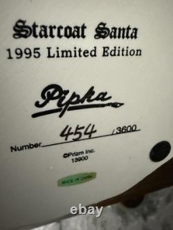1995 Pipka Starcoat Santa 10.5H Christmas Limited Edition #454/3600 In Box