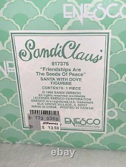 1995 SANDI ZIMNICKI Santa Claus FRIENDSHIPS ARE THE SEEDS OF PEACE Figure MIB