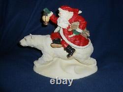1995 United Design Legend of Santa Claus Figure Limited 1440/10000 Into The Wind