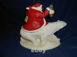 1995 United Design Legend of Santa Claus Figure Limited 1440/10000 Into The Wind