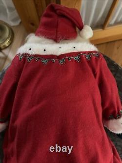 1996 Vtg. Mary Engelbreit 21 BELIEVE Santa Doll Porcelain Figure & Box & Tags