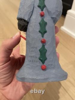 1998 Marcel Claus Belgium Lancy Smith Old World Carved Santa Great American GATC