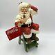 1999 Coca Cola Santa Claus It Will Refresh You Too Figure Clothtique 11.5 Tall