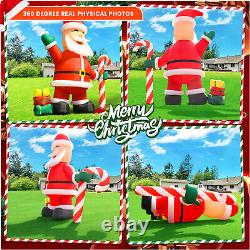 20/26/33/40FT Giant Premium Christmas Inflatable Santa Claus Xmas Party & Blower