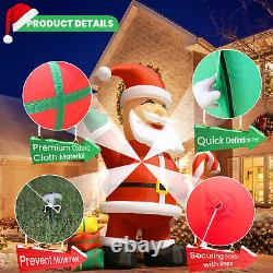 20/26/33/40FT Giant Premium Christmas Inflatable Santa Claus Xmas Party & Blower