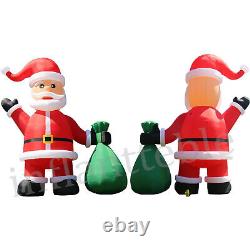 20 26 33FT Giant LED Light Christmas Inflatable Santa Claus Outdoor Decoration