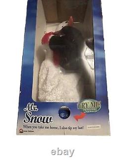 2003 Gemmy Snowflake Spinning Snowman Animated Singing Dancing Snow Miser