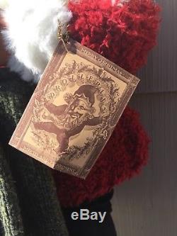 2004 DROLLERIES REALISTIC SANTA CLAUS WithTOY SACK FINE DETAILING ST NICK 31 NWT