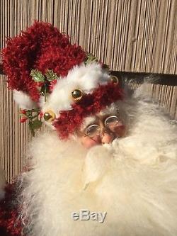 2004 DROLLERIES REALISTIC SANTA CLAUS WithTOY SACK FINE DETAILING ST NICK 31 NWT